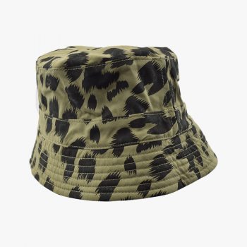 Flat Leopard Bucket Hat